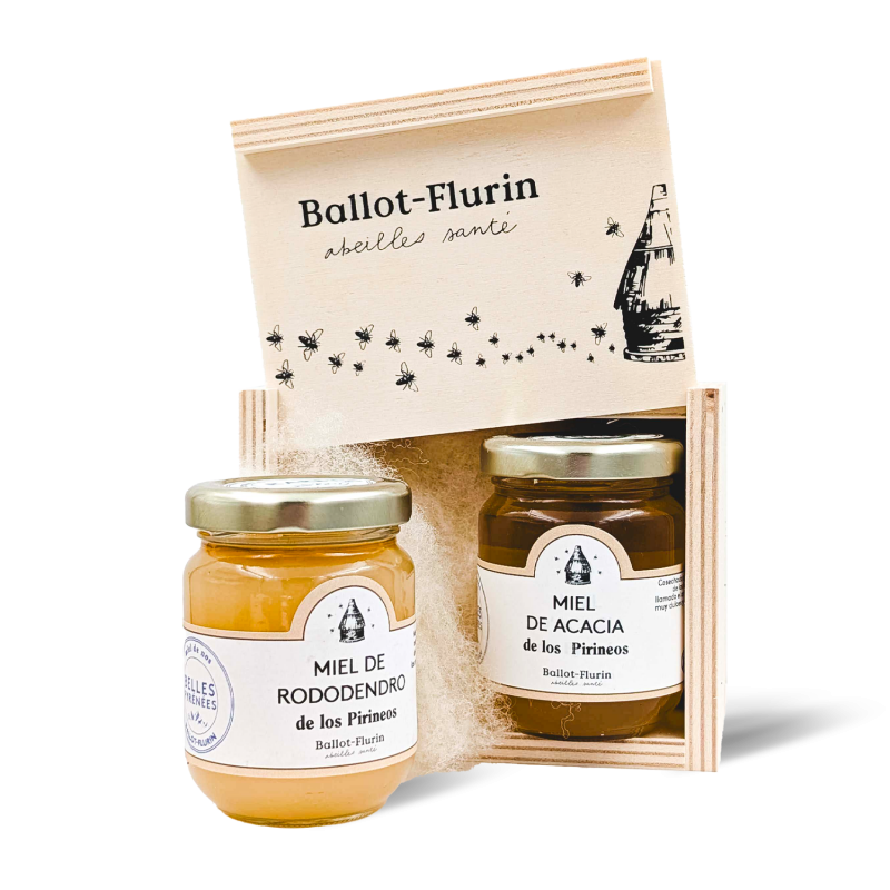 Estuche de mieles de los Pirineos "Surtido de excepción"  - 1